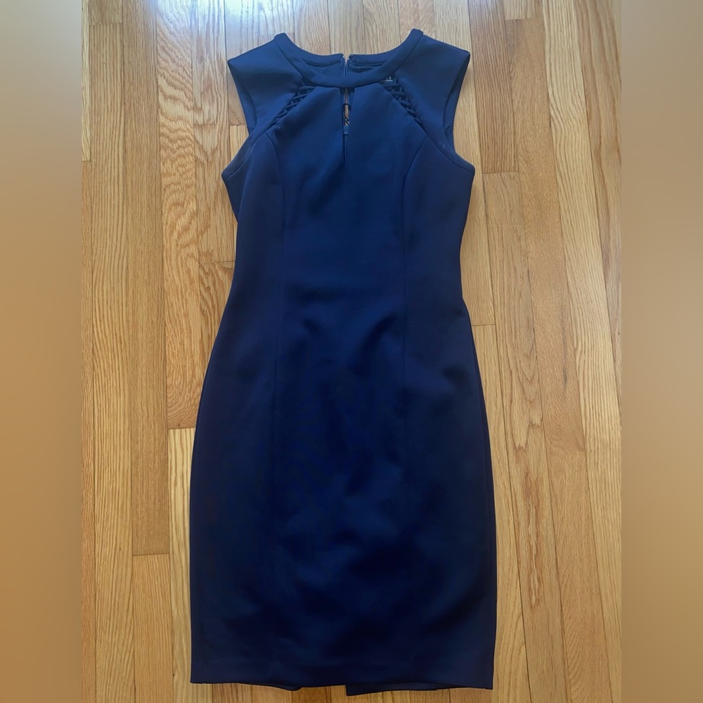 Navy Blue Sleeveless Dress